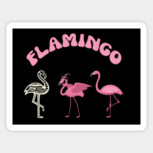 Flamingoween  Halloween Magnet